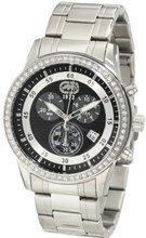 Rhino by Marc Ecko E8M054MV Stone on Metal Three-Eye Chronograph