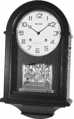 RHYTHM Wooden Pendulum CMH718NR02