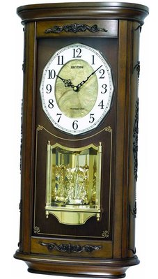 RHYTHM Wooden Pendulum CMH737NR06