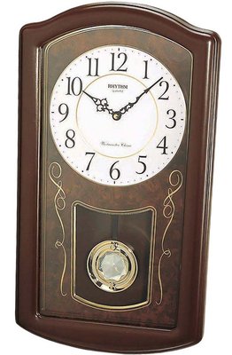 RHYTHM Wooden Pendulum CMJ321NR06