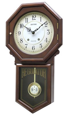 RHYTHM Wooden Pendulum CMJ377NR06