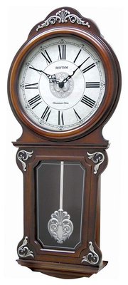 RHYTHM Wooden Pendulum CMJ380CR06