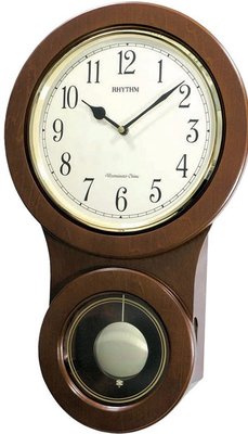 RHYTHM Wooden Pendulum CMJ499FR06