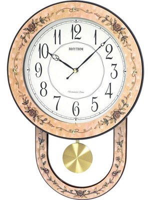 RHYTHM Wooden Pendulum CMJ509NR06