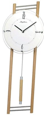 RHYTHM Wooden Pendulum CMP524NR07