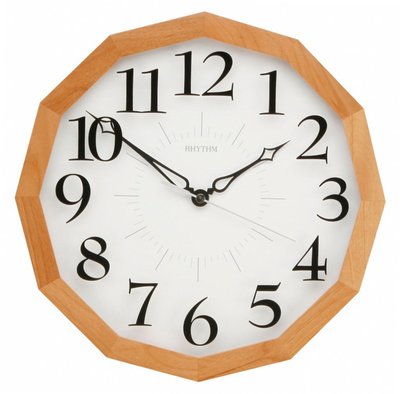 RHYTHM Wooden Standard Wall CMG101NR07