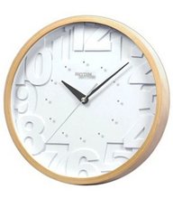 RHYTHM Wooden Standard Wall CMG102NR07