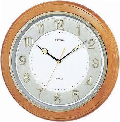 RHYTHM Wooden Standard Wall CMG266BR07