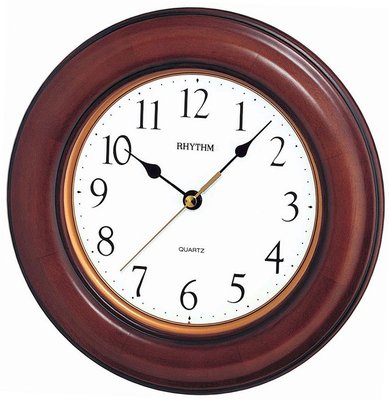 RHYTHM Wooden Standard Wall CMG915NR06