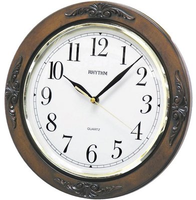 RHYTHM Wooden Standard Wall CMG938NR06