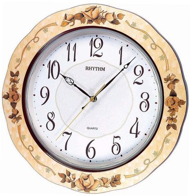 RHYTHM Wooden Standard Wall CMG971NR07