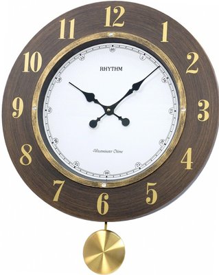 RHYTHM Wooden Standard Wall CMJ537NR06