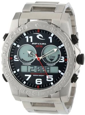 Rip Curl A1057 - BLK Cortez 2 XL Tidemaster 2 SSS Black Analog and Digital Tide