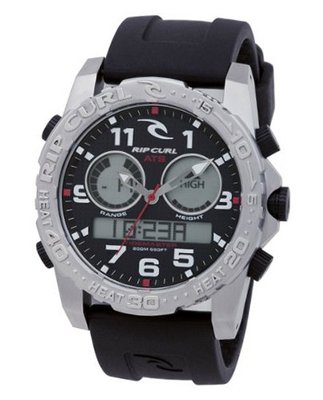Rip Curl A1059 Cortez 2 XL Tidemaster 2 Black Analog and Digital Tide