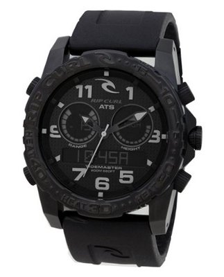 Rip Curl A1063 - MCH Cortez 2 XL Tidemaster 2 Midnight Charcoal Analog and Digital Tide