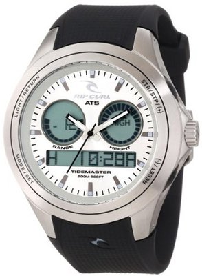 Rip Curl A1074-SIL Ana-Digi Tide 200 Preset Beach Locations