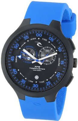 Rip Curl A1103 - BLU K38 Tidemaster Silicone Blue Analog Tide Surf