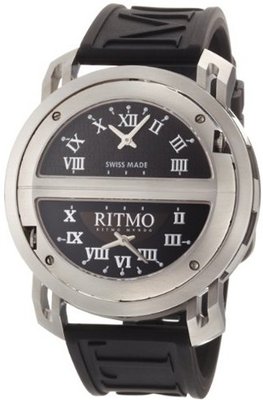 Ritmo Mundo 201/2 SS Quartz Persepolis Triple Time Zone Orbital Case