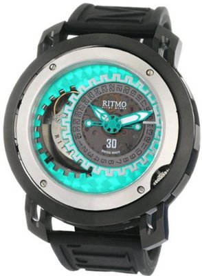 Ritmo Mundo 202/2 Green Persepolis Dual-Time Exhibition Automatic