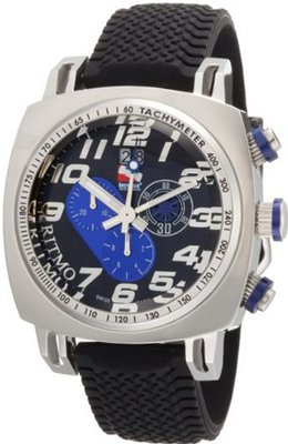 Ritmo Mundo 221 Blue INDYCAR Series Quartz Chrono with Stainless Steel Case