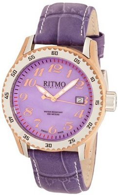 Ritmo Mundo 233 RG Purple MOP Extreme Quartz Mother-Of-Pearl Dial