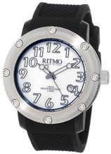 Ritmo Mundo 242 Black SS Carnival Sport Quartz on Rubber Strap