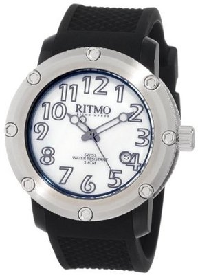Ritmo Mundo 242 Black SS Carnival Sport Quartz on Rubber Strap