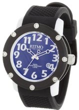 Ritmo Mundo 242 Black White Carnival Sport Quartz on Rubber Strap