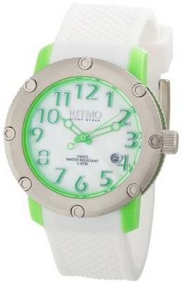 Ritmo Mundo 242 Green Carnival Quartz White Mother of Pearl Dial