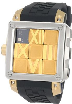 Ritmo Mundo 501/5 SS YG Puzzle Slide Case Automatic