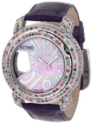 Ritmo Mundo D204/3 SS Multi Diamond Persepolis Dual-Time Orbital Case Quartz