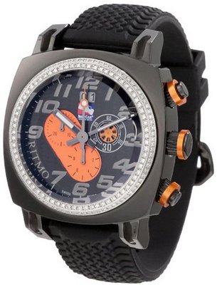 Ritmo Mundo D221/2 Blk Orange Diamond Indycar Sport Quartz Chronograph