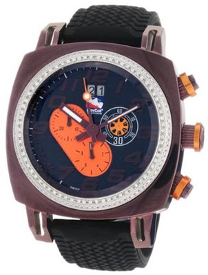 Ritmo Mundo D221/2 BRN Orange Diamond Indycar Sport Quartz Chronograph