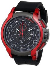 Ritmo Mundo Unisex 1001/4 Red Quantum Sport Quartz Chronograph Carbon Fiber and Aluminum Accents