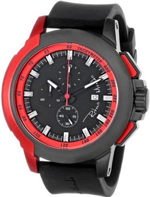Ritmo Mundo Unisex 1101/4 Red Quantum Sport Quartz Chronograph Aluminum Accents