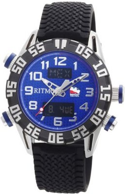 Ritmo Mundo Unisex 223 Blue Carbon INDYCAR Series Analog-Digital