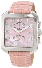 Ritmo Mundo Unisex 608/4 Pink Mother of Pearl Classic Quartz Chronograph