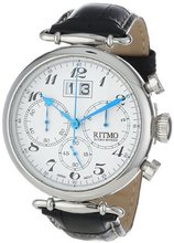Ritmo Mundo Unisex 701/1 SS Corinthian Classic Quartz Chronograph Three Oversized Subdials