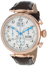 Ritmo Mundo Unisex 701/3 RG Corinthian Classic Quartz Chronograph Three Oversized Subdials