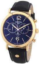 Roamer 935951-49-54-09 Vanguard Chrono Black Leather Strap