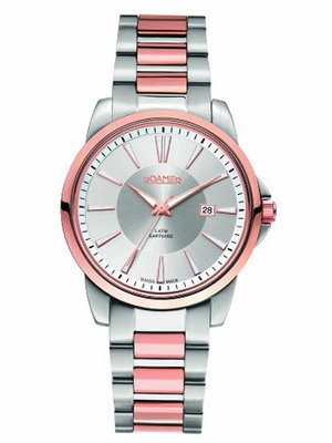 Roamer Ares Quartz with Silver Dial Analogue Display and Silver Stainless Steel Bracelet 730856 49 15 70