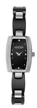 Roamer Ceraline Bijoux Set Quartz with Black Dial Analogue Display and Black Stainless Steel Bracelet 673847 41 59 60