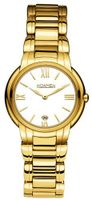 Roamer Dreamline Grande Classe Quartz with White Dial Analogue Display and Gold Stainless Steel Bracelet 652857 48 23 60