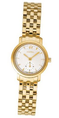 Roamer Odeon Quartz with White Dial Analogue Display and Gold Stainless Steel Bracelet 931855 48 15 90