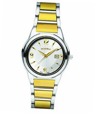 Roamer of Switzerland 507980 48 15 50 Swiss Elegance Gold IP Tungsten Carbide Date