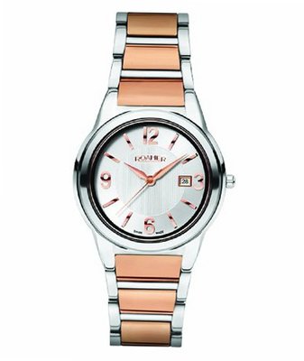 Roamer of Switzerland 507980 49 15 50 Swiss Elegance Rose Gold IP Date Silver Dial
