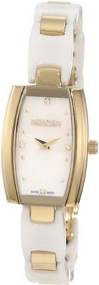 Roamer of Switzerland 673847 48 89 60 Tonneau Gold IP Mother-Of-Pearl Ceramic