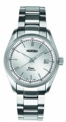 Roamer of Switzerland 932639 41 15 90 Ceres Automatic Luminous Silver Dial Date