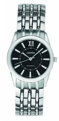 Roamer of Switzerland 935835 41 53 90 Supernova Black Dial Stainless Steel