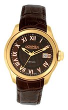 Roamer of Switzerland 938833 49 62 09 Uranos Rose Gold PVD Luminous Brown Dial Date